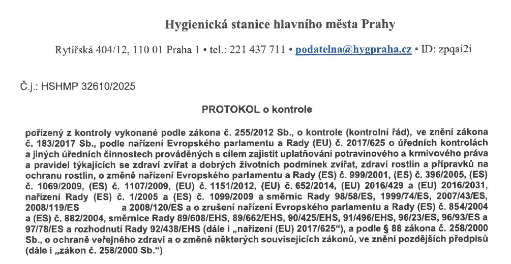 protokol o kontrole