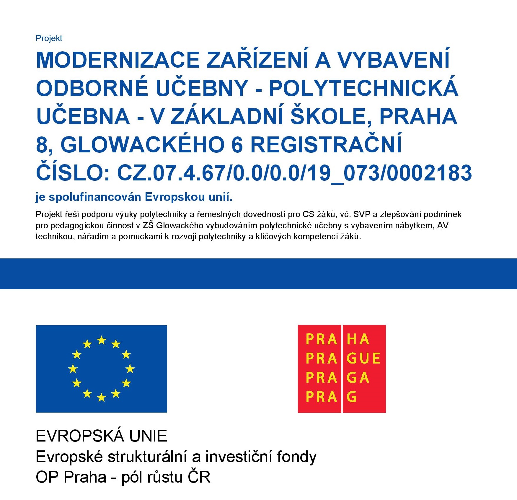 Modernizace polytechnicka ucebna