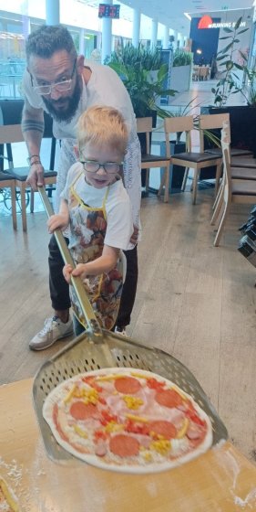 …pizzování s Gianni Rodarim