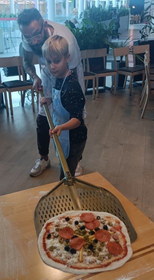 …pizzování s Gianni Rodarim