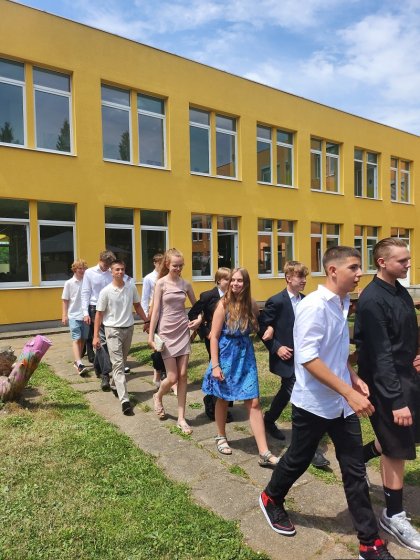 Slavnostní rozloučení s žáky 9. ročníků