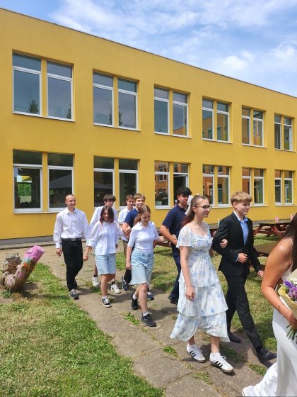 Slavnostní rozloučení s žáky 9. ročníků