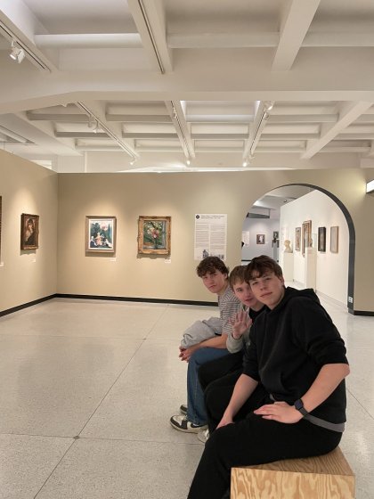 9.A v Národní galerii -  Veletržní palác