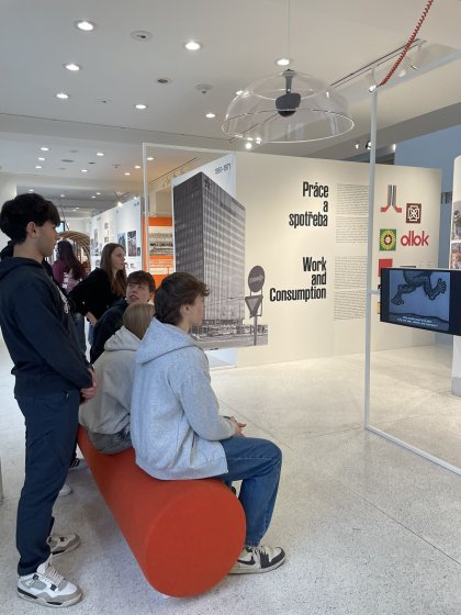 9.A v Národní galerii -  Veletržní palác