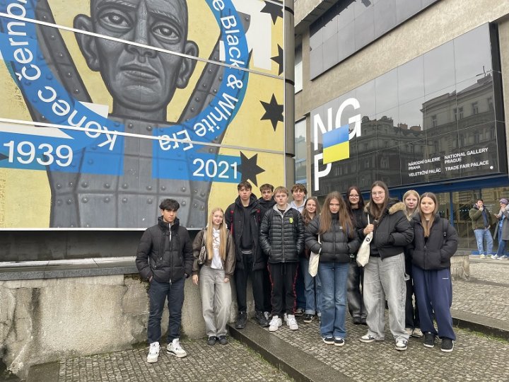 9.A v Národní galerii -  Veletržní palác