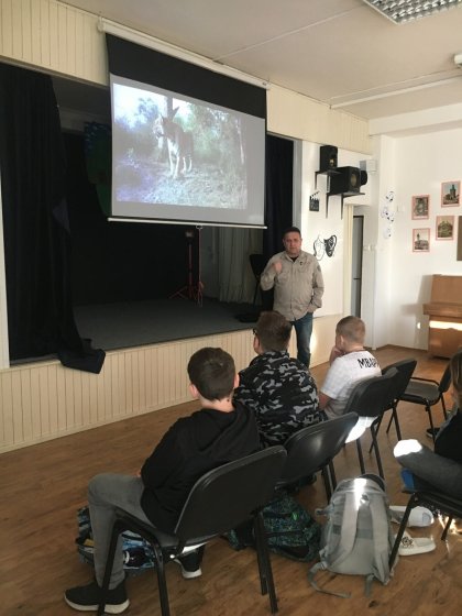 Ekologický program "Prales dětem", naše výprava "monitorování zvířat v krajině"