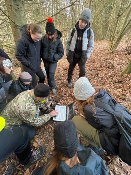 Ekologický program "Prales dětem", naše výprava "monitorování zvířat v krajině"