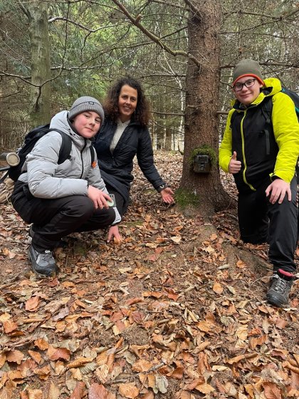 Ekologický program "Prales dětem", naše výprava "monitorování zvířat v krajině"