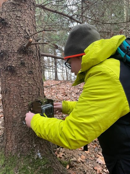 Ekologický program "Prales dětem", naše výprava "monitorování zvířat v krajině"