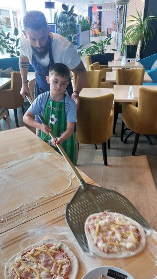 …pizzování s Gianni Rodarim