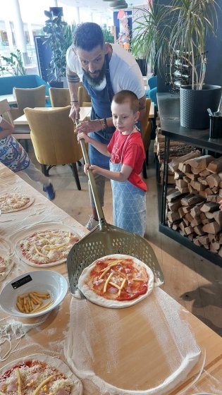 …pizzování s Gianni Rodarim