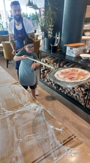 …pizzování s Gianni Rodarim
