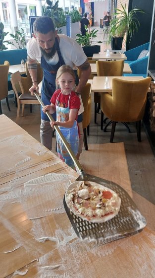 …pizzování s Gianni Rodarim